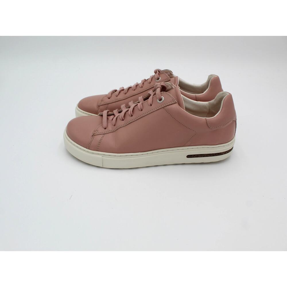 Birkenstock Bend Low Sneaker 40 Womens 9 Pink Leather Lace Up Comfort Minimalist - Picture 2 of 10